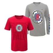 Outerstuff Youth Boys Los Angeles Clippers LA Tee Shirt 3 in 1 Combo Set