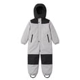 thumbnail image 1 of Kids One Piece Snow Suit Lightweight Insulated Ski Suit Windproof Hooded Snowsuit for Kids, 1 of 8