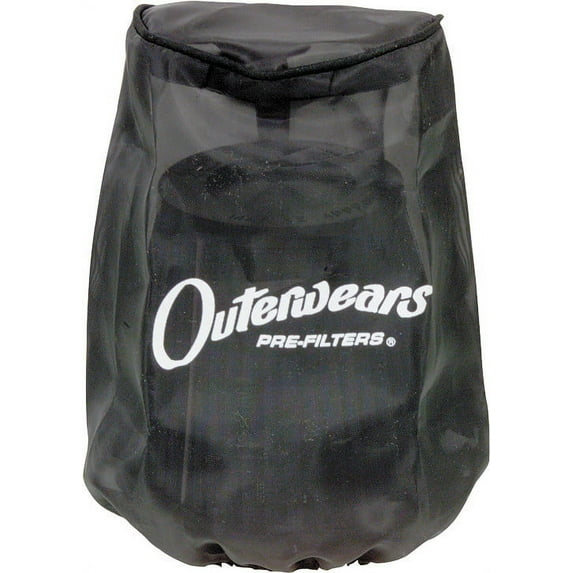 Outerwears 10-1132-01 Pre-Filter - 2in. Dia. - 1-1/2in. L - Black
