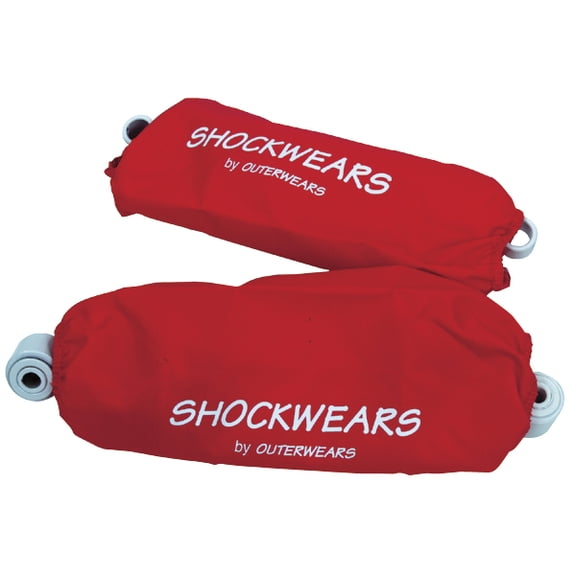 Outerwears 30-1224-03 Shockwears Shock Cover - Rear/Red