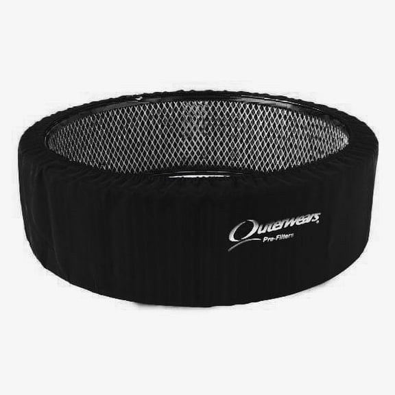 Outerwears 14 x 5 Tall Air Cleaner Outerwear, Black