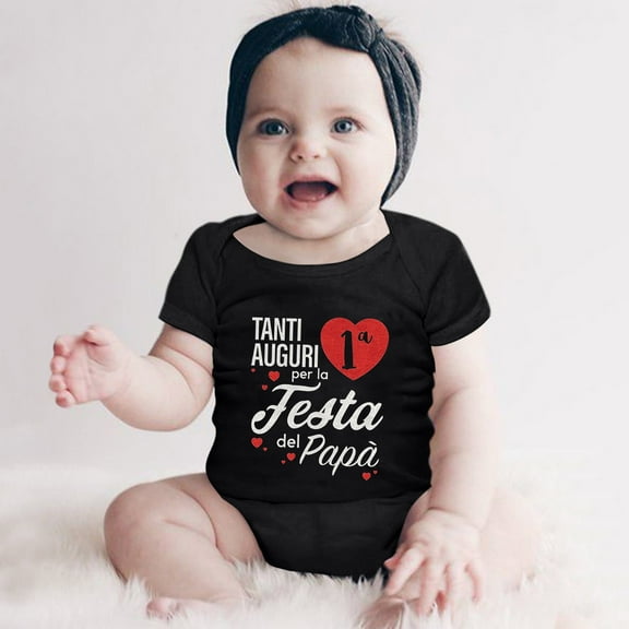 Outfit Boy Cute Letter Printed Bodysuit Short Sleeve Cute Baby Girl Clothes for Baby 0-3 Months