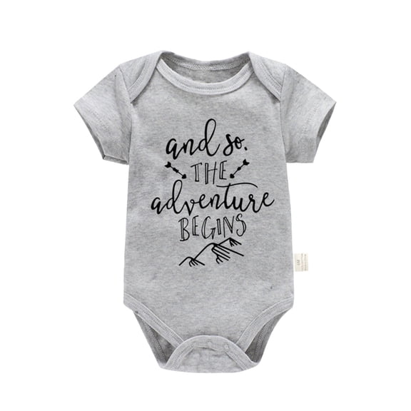 Outfit Boy Cute Pattern Print Short Sleeve Bodysuit Baby Girls' Clothing for Girls 0-3 Months