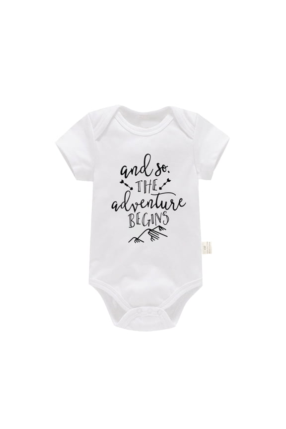 Outfit Cute Pattern Print Bodysuit Short Sleeve Baby Boy Sleepers for Boys 0-3 Months