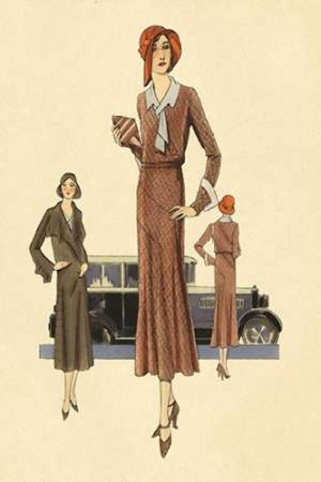 Outfit for a Day Trip Canvas Art - Vintage Fashion (12 x 18)