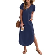 Shop Women's Maxi Dresses with Pockets in Various Styles and Colors