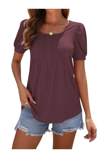Womens Square Neck Tops