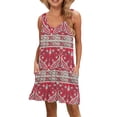 thumbnail image 1 of OutfitShow Women Summer Casual V-Neck Tank Dress Beach Cover Up with Side Pockets, 1 of 5