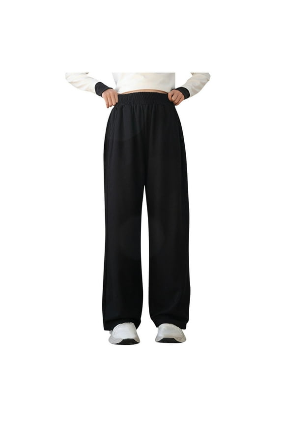 Outfits for Children Boy Girl Fall Winter Brunch Flare Bell Bottom Straight Leg Elastic Waist Basic Long Boot Cut Leg Pants Outfit Child 2026 Clothing Trendy 5 Years