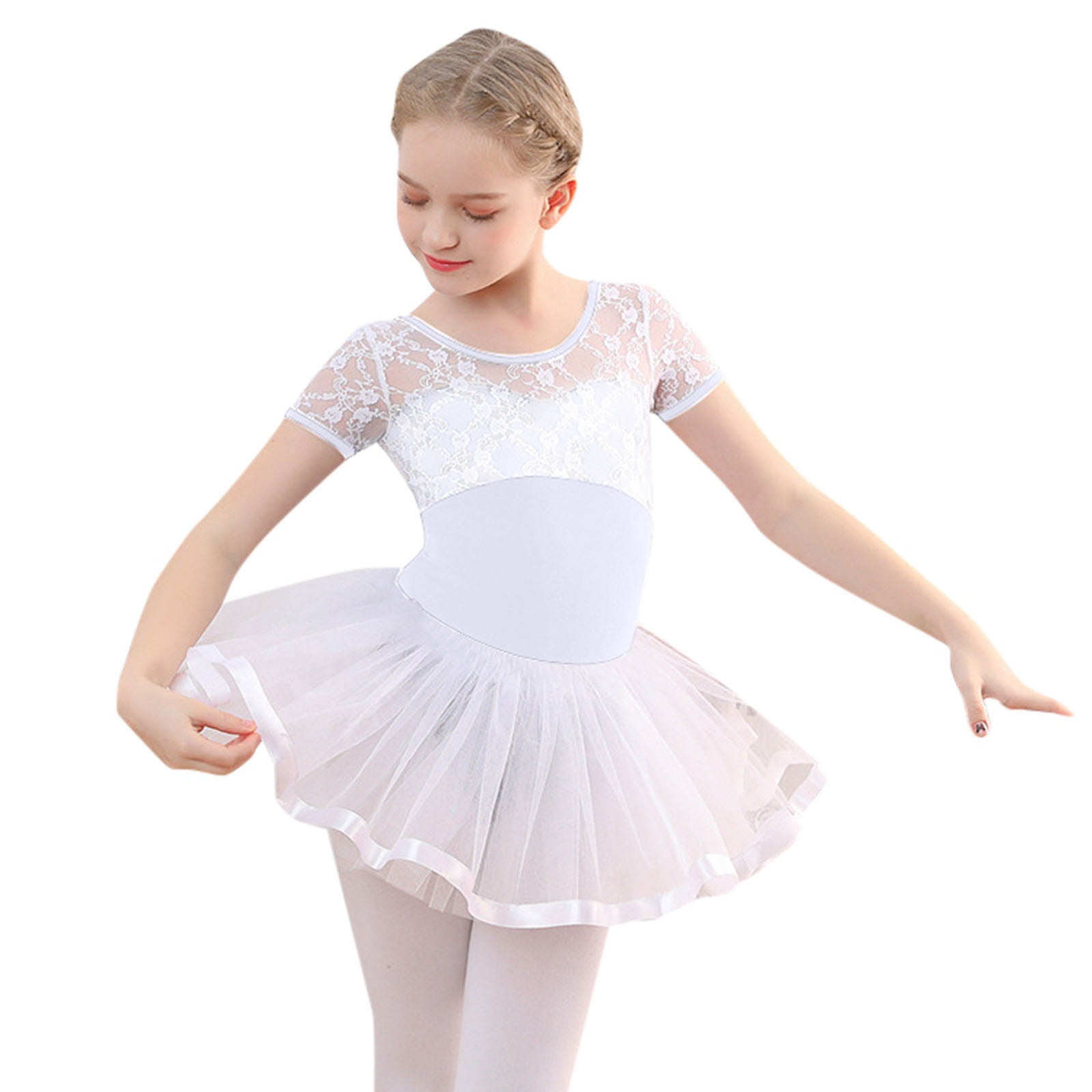 Outfits For Cute Girls Kid Ballet Dance Dress Lace Short
