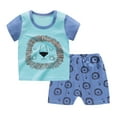 thumbnail image 1 of Outfits For Little Boys Baby Cotton Printed Top Casual 2Pc Set Clothing Set 2 Years-3 Years, 1 of 6