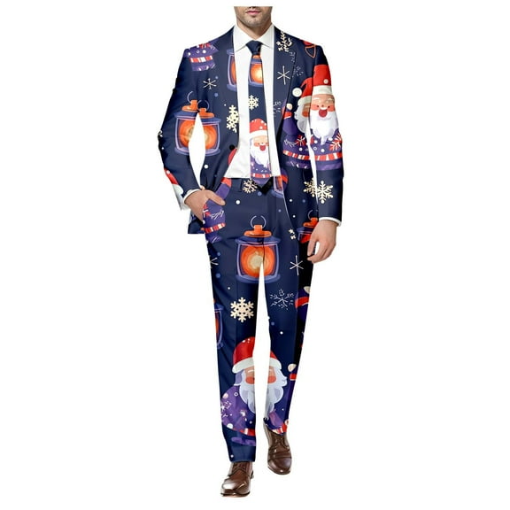 Outfits for Men Men's Halloween Suit Pant Top Jacket Men Suits Slim Fit 3 Piece Light Suits for Big Tuxedo Suit Mens Slim Fit Double Big And Tall And Tie Vest Pants Set Jackets Suite Black XXL