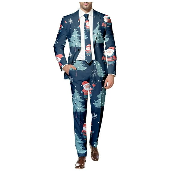 Outfits for Men Men's Halloween Suit Pant Top Jacket Purge Suits for Men All My Peak Lapel Suit Tuxedo 40r Man Jacket Medium Tuxedo Complete Set Prom Pastor Suits Mens Wool in Vest Blue S