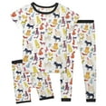 thumbnail image 1 of Outfits for Boys 2 14 Years Round Neck Shorts Pants 3 Piece Kids Daily Home Casual Elastic Waist Boys' Clothing Sets, 1 of 5