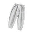 thumbnail image 1 of Outfits for Boys Girls, Boys Sweatpants Athletic Workout Shark Print Kids Fall Clothes 3-9T Girls Elastic Waist Cotton Joggers Pants (7-8T, Gray 01), 1 of 3