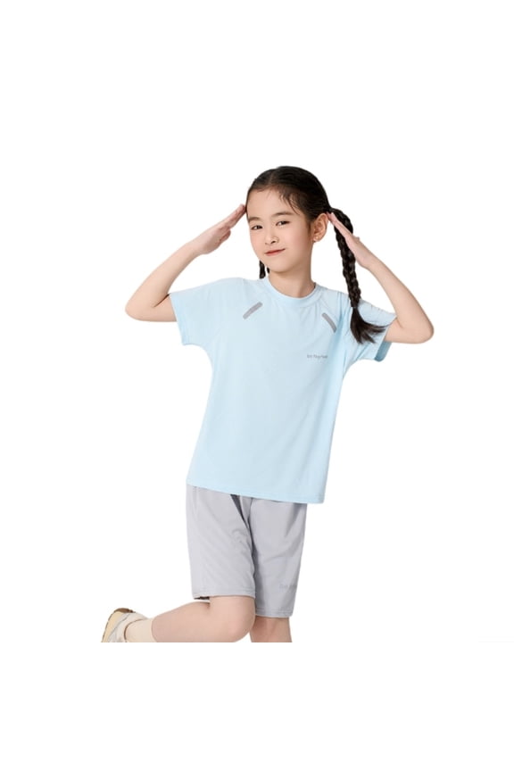 Outfits for Girls Kids Unisex Spring Short Sleeve Sports Tshirt Shorts Set Clothes