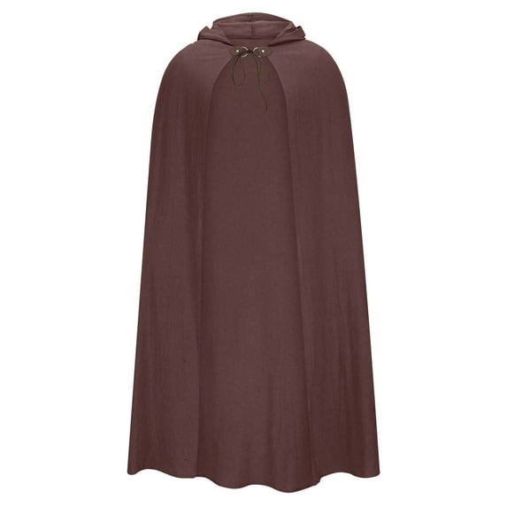 Outfits for Men Men Solid Hooded Side Slit Casual Party Retro Gothic Long Cloak Stage Outfit Hooded Cloak Men