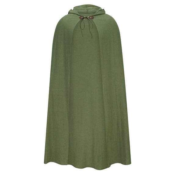 Outfits for Men Men Solid Hooded Side Slit Casual Party Retro Gothic Long Cloak Stage Outfit Hooded Cloak Men