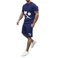 Outfits for Men Men Summer Outfit Beach Short Sleeve Printed Shirt