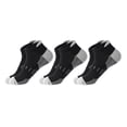 thumbnail image 1 of Outfmvch 3 Pack Ankle Socks Low Cut Short Socks Adult Socks Running Socks Low Cut Tab Socks for Men Compression Ankle Socks Gym Socks Women Athletic Running Ankle Socks Black One Size, 1 of 3