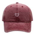 thumbnail image 1 of Outfmvch Baseball Cap Embroidered Hats Outdoor Hat Fitted Hats for Men Caps for Men Women Hats Gorras Para Hombres Red One Size, 1 of 3