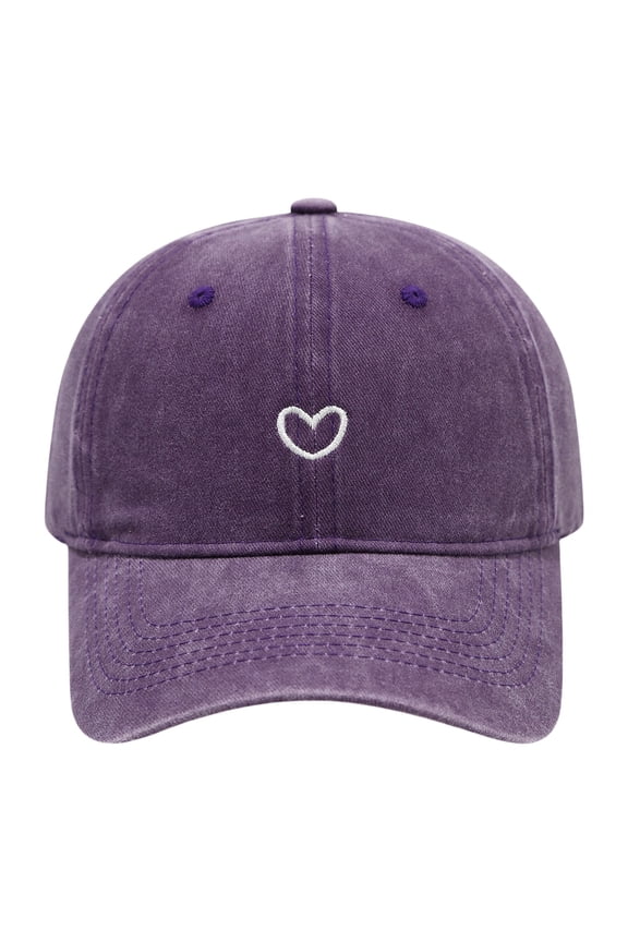 Baseball Cap Embroidered Hats Outdoor Hat Hats for Men Mens Hat Golf Hat Women Baseball Hats for Women Purple One Size