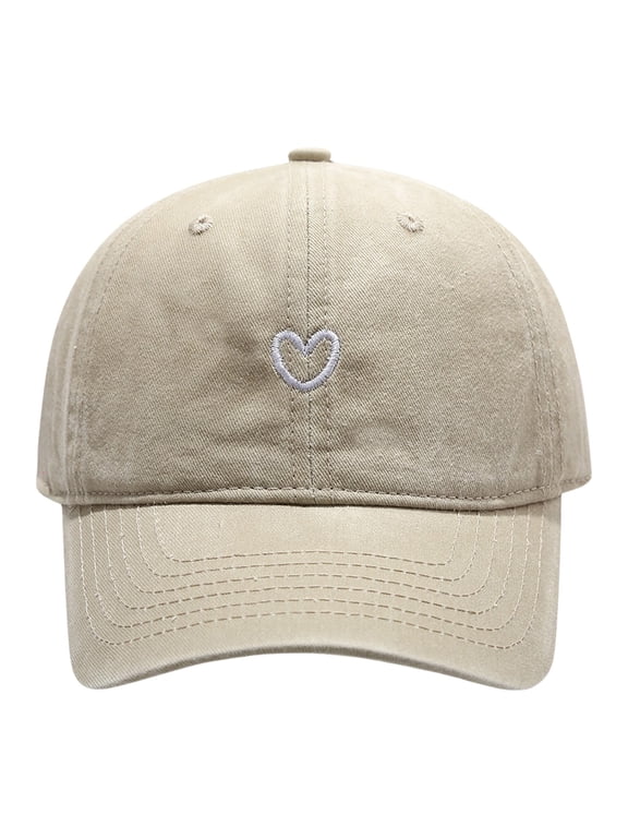 Baseball Cap Embroidered Hats Outdoor Hat Sun Hat Women Ball Caps for Men Trucker Hats Women Golf Hats Beige One Size