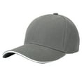 thumbnail image 1 of Outfmvch Baseball Cap trucker hat Sports Caps Sandwich Hairy Green Baseball Cap Light Plate Sandwich Cap Tourism Building Group Cap Work Cap running hats for women golf hats men Dark Gray A, 1 of 3