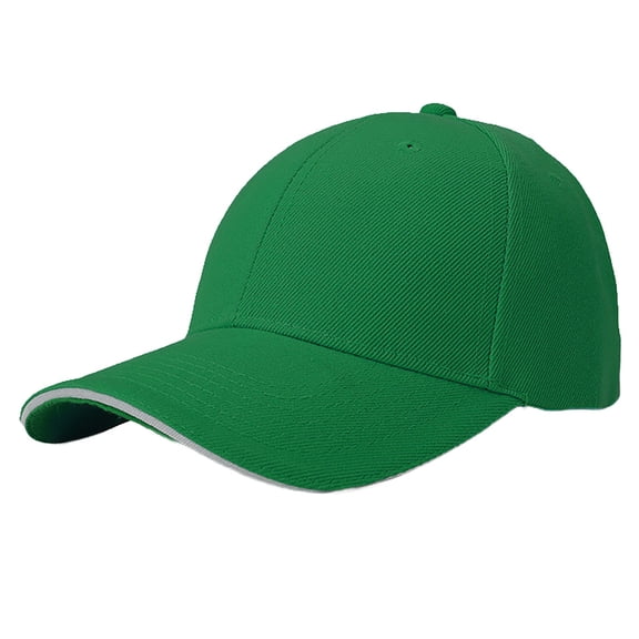Outfmvch Baseball Cap trucker hat Sports Caps Sandwich Hairy Green Baseball Cap Light Plate Sandwich Cap Tourism Building Group Cap Work Cap running hat hiking hat Green A