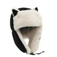 thumbnail image 1 of Outfmvch Beanie with Ear Flaps Winter Hat with Ear Flaps Earflap Hat Beanie for Women Mens Christmas Gifts Bonnet for Men Women's Hats & Caps Black One Size, 1 of 7