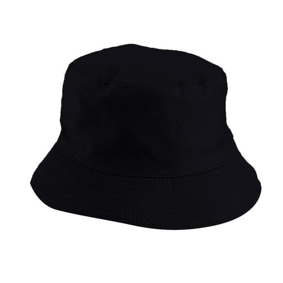 Outfmvch Beanie Hat Unisex Double Side Wear Reversible Bucket Hat Trendy Cotton Twill Canvas Sun Fishing Hat Fashion Cap Winter Hat Black One Size