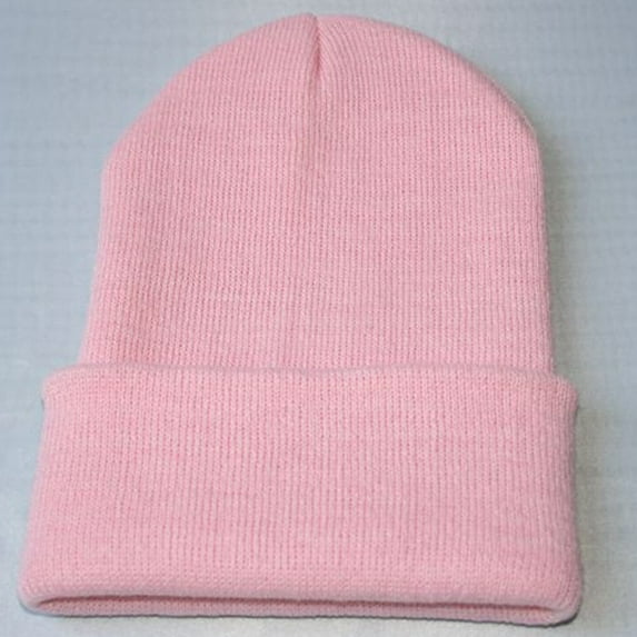 Outfmvch Beanie Winter Hats For Women Unisex Slouchy Knitting Beanie Hip Hop Cap Warm Winter Ski Hat Beanies Pink One Size