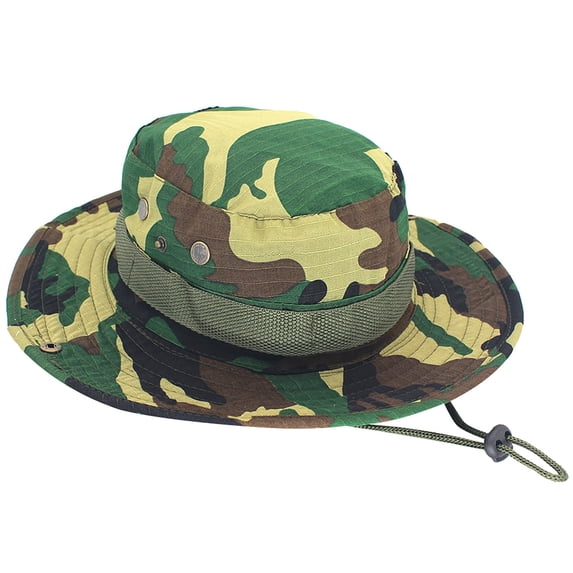 Outfmvch Bucket Hats for Men Camo Hat Hiking Hat Fur Hat Beach Hats for Women Men's Hats & Caps Hats for Women Green 2 L