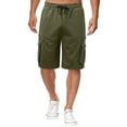 thumbnail image 1 of Outfmvch Cargo Pants For Men Mens Shorts Men'S Summer Cotton Five-Point Pants Multi-Pocket Zipper Casual Overalls Long Johns For Men Army Green Xxl, 1 of 9