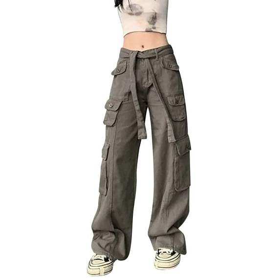 Outfmvch Cargo Pants Vintage Pants Wide Leg Pants Woman Baleaf Pants Women Jeggings for Women Leggings with Pockets for Women Camo Pants Women Green S