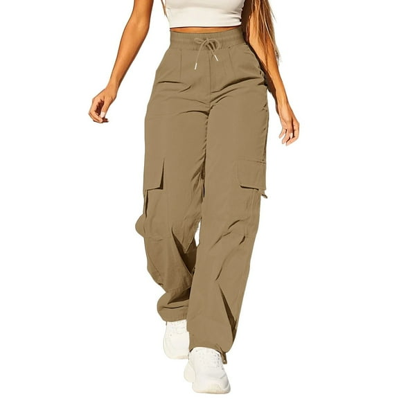 Outfmvch Cargo Pants Work Pants Women Pants for Women Womens Joggers Jeans for Women Womens Jeans Women Pants Khaki Xl