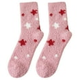 thumbnail image 1 of Outfmvch Christmas Fuzzy Socks for Women Xmas Socks for Women Crew Socks Winter Socks Women Winter Sleeping Plush Sock Crazy Socks Womens Christmas Slippers Holiday Sock for Gifts, 1 of 2