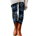 thumbnail image 1 of Outfmvch Christmas Leggings for Women Christmas Pants for Women Compression Leggings for Women Fleece Tights Womens Pants Casual Tummy Control Leggings for Women Leggings for Women Black L, 1 of 6