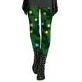 thumbnail image 1 of Outfmvch Christmas Leggings for Women Christmas Pants for Women Compression Leggings for Women Workout Leggings for Women Leggings for Women Tummy Control Cargo Sweatpants for Women Green M, 1 of 4