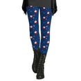 thumbnail image 1 of Outfmvch Christmas Leggings for Women Christmas Pants for Women Seamless Leggings Sweatpants for Women Warm Leggings for Women Ribbed Leggings Women Corduroy Pants Women Dark Blue 2xl, 1 of 6