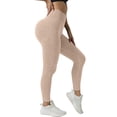 thumbnail image 1 of Outfmvch Compression Leggings for Women Cellulite Leggings for Women Resistance Band Leggings Yoga Pants Women High Waisted Seamless Leggings for Women A1 Khaki XS-2XL, 1 of 5