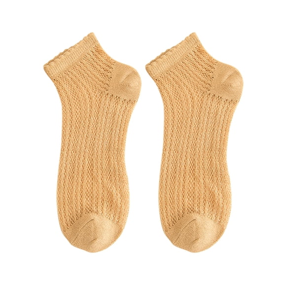 Outfmvch Cotton No Show Socks Mid Crew Socks Men Ladies Socks Wool Hiking Socks Men Womens Fuzzy Socks Warm Socks Yellow A