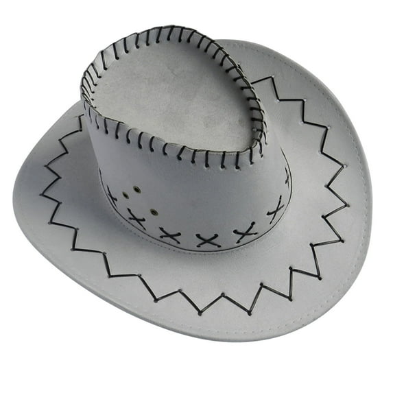 Outfmvch Cowboy Hat Straw Hats for Men Wide Brim Sun Hats for Women Sombrero Hats Straw Hats for Women Hats for Women Western Hats for Women White One Size