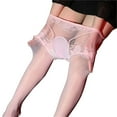 thumbnail image 1 of Outfmvch Dance Tights Fishnets for Women Panty & Stocking Compression Pantyhose for Women Womens Stockings Control Top Pantyhose for Women Sheer to Waist Pantyhose Pink M, 1 of 3