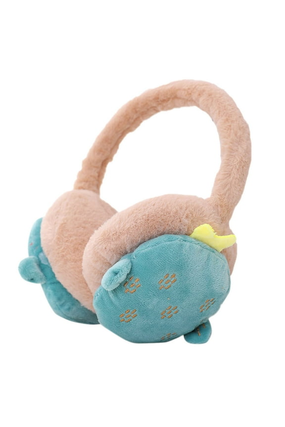 Ear Muffs For Winter Women Ear Muffs Women And Children Adjustable Fruit Earmuffs Winter Warm Folding Ear Ear Warm Cartoon Cold Earmuffs Earmuffs For Women Winter C One Size