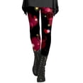 thumbnail image 1 of Outfmvch Fun Leggings Valentine's Day Pjs Leggings High Waisted Leggings for Women Wide Leg Pants Woman Joggers for Women Cargo Pants Women Leggings with Pockets for Women Wine M, 1 of 4