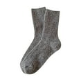 thumbnail image 1 of Outfmvch Funny Socks Waterproof Socks Pilates Grip Socks Running Socks Men Ruffle Socks for Girls Wool Socks Mens Ankle Socks Women Gray One Size, 1 of 3