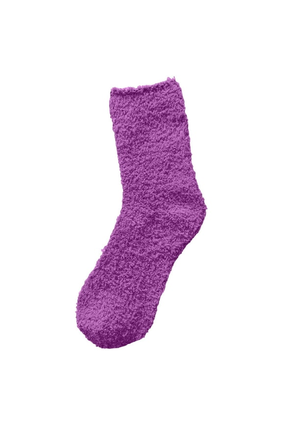 Fuzzy Socks for Women,Cloud Socks Slipper Socks for Women Plush Socks Winter Thickened Floor Sleeping Plush Socks Bearpaw Socks Fluffy Socks Purple 2 A