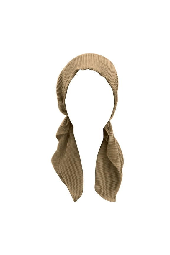 Head Coverings,Chemo Hats Turbans Head Hat Cap Ethnic Pre Tied Braid Hair Cover Wrap Turban Headwear Hat Hair Scarves Head Scarf Khaki 1 One Size