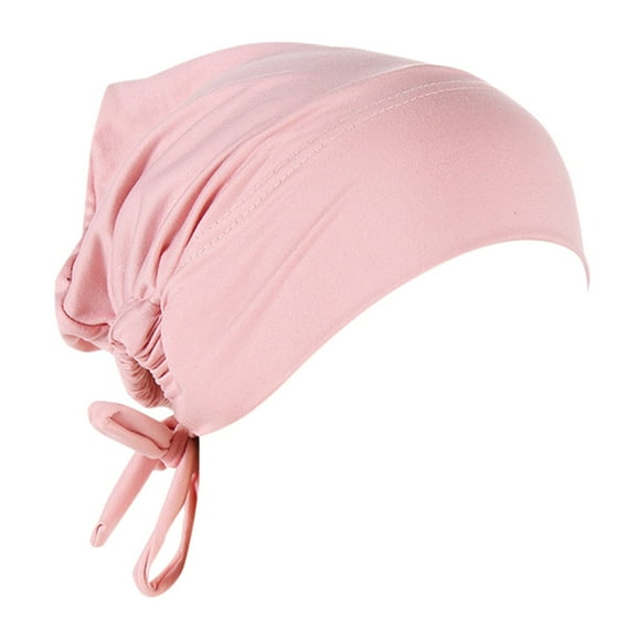 Outfmvch Head Covers for Women Turban Head Wraps for Women Chemo Hats for Women Wide Headbands for Women Braided Headband Silk Hair Wrap Pink One Size